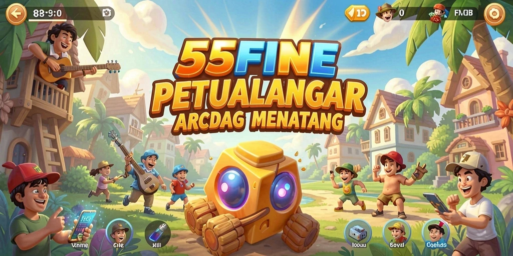 Tampilan gameplay <strong>55FIVE</strong> yang penuh aksi dan tantangan menunggu Anda.