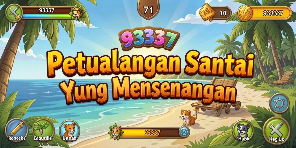Screenshot gameplay 93337 menampilkan aksi seru dan grafis menawan.