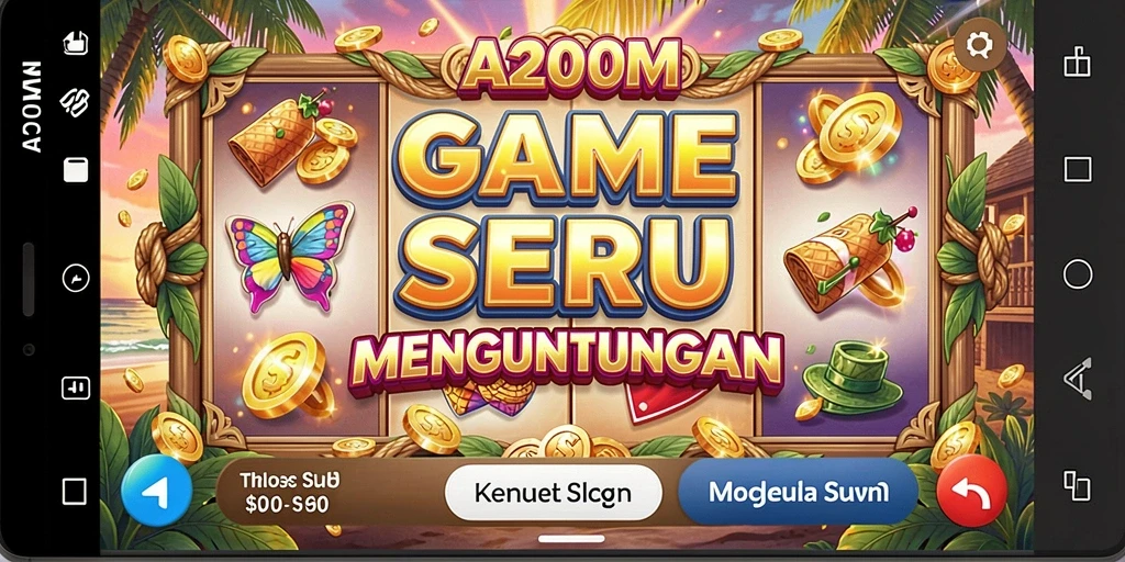 Menampilkan gameplay menarik dari A200M slot dengan pengalaman seru.
