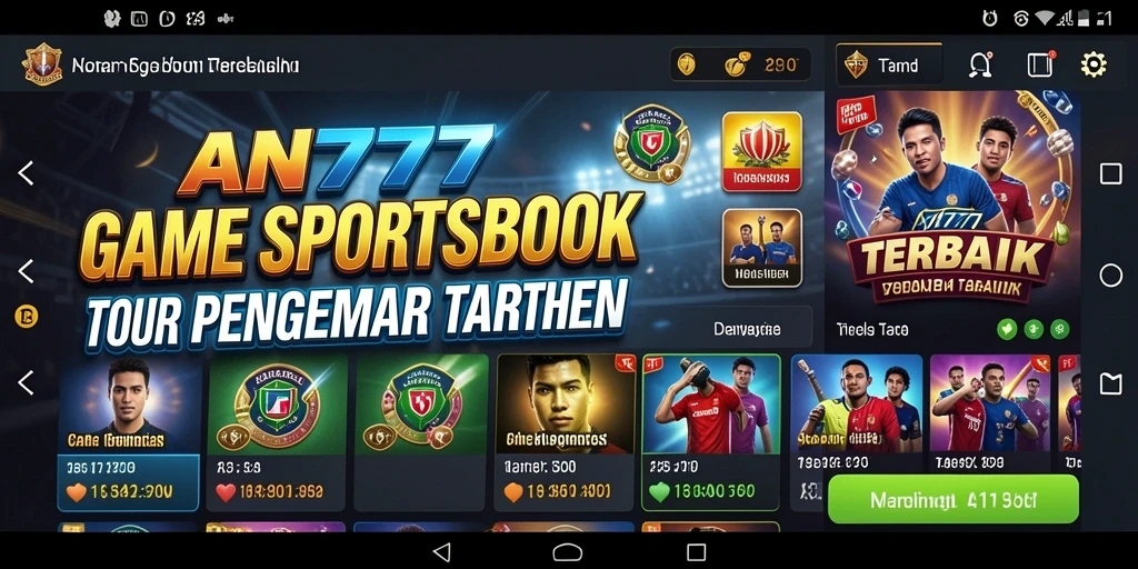 Screenshot AN777 menampilkan pengalaman taruhan yang seru dan mendebarkan.