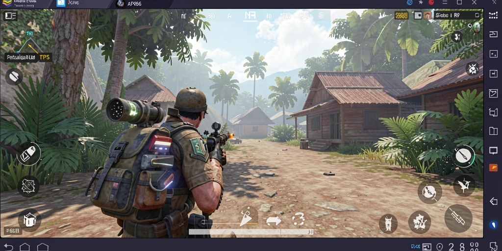 Tampilan gameplay seru di AP686 yang penuh aksi.