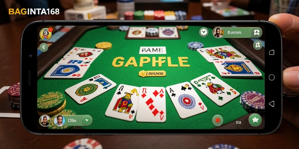 Gameplay seru dan interaktif dari BAGINTA168 di momen bermain Gaple.