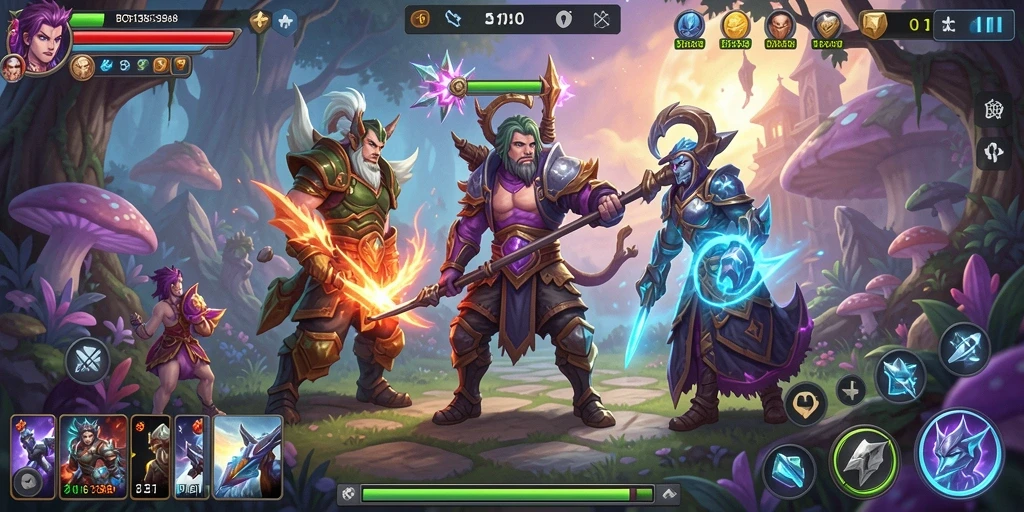 Tampilan menarik dari gameplay petualangan di BOS138.