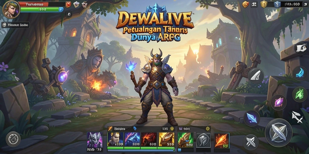 Tampilan gameplay menarik dalam <strong>DEWALIVE</strong> dengan grafis yang memukau.