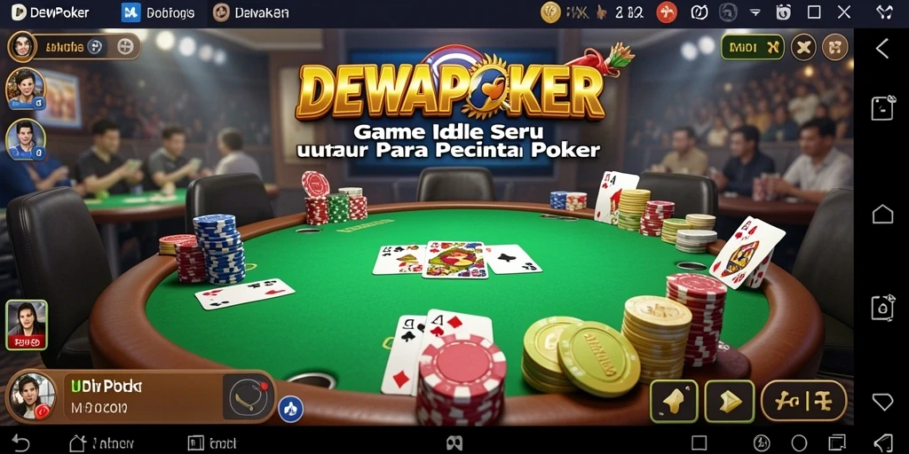 Tangkapan layar DEWAPOKER menampilkan gameplay seru dengan elemen Idle.
