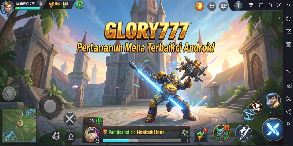 Tampilan gameplay <strong>GLORY777</strong> yang menegangkan dalam Tower Defense.