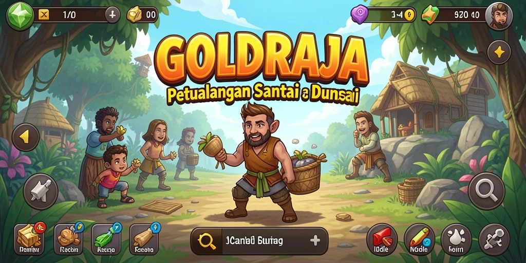 Tampilan gameplay <strong>GOLDRAJA</strong> yang menawan dan interaktif.