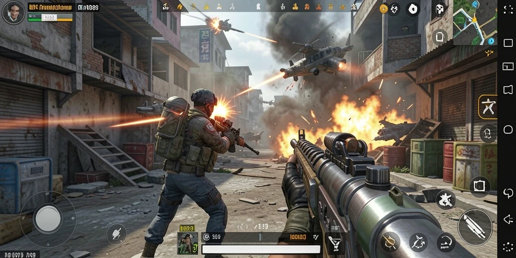 Tampilan gameplay seru dari IND89 dengan aksi pertempuran yang menegangkan.