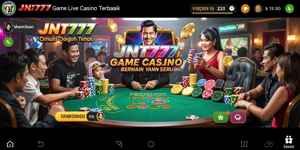 Gameplay Live Casino JNT777 yang menyenangkan dan interaktif.