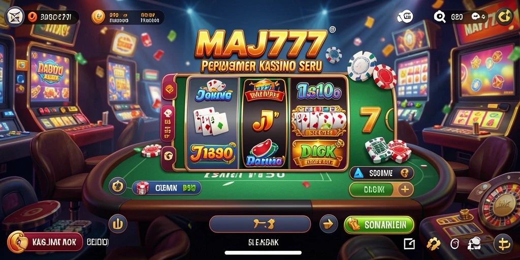 Screenshot utama MAJ777 menampilkan keseluruhan pengalaman bermain Kasino yang seru.