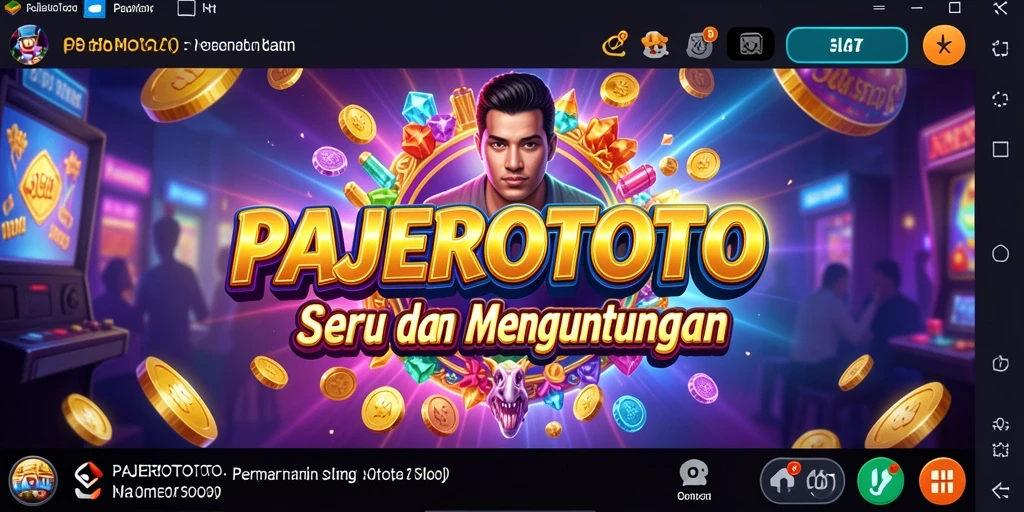Tampilan gameplay seru dari PAJEROTOTO dengan tema yang menarik.