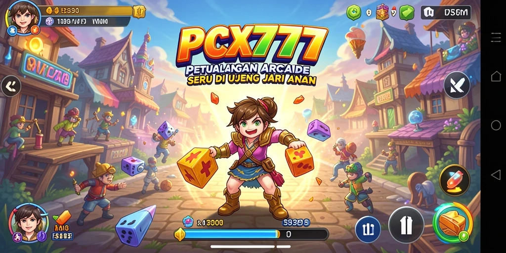 Screenshot menunjukkan aksi seru dari gameplay PCX777 yang menantang.