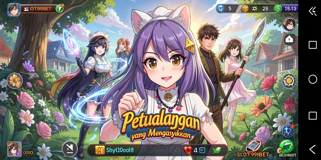 Gameplay SLOT99BET dengan karakter anime yang menakjubkan.