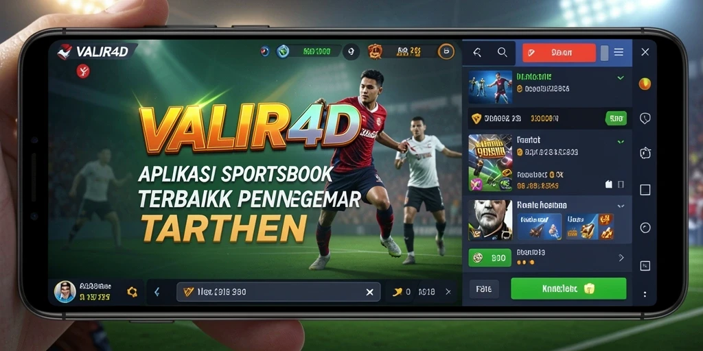 Tampilan screenshot VALIR4D dengan antarmuka taruhan olahraga yang menarik.