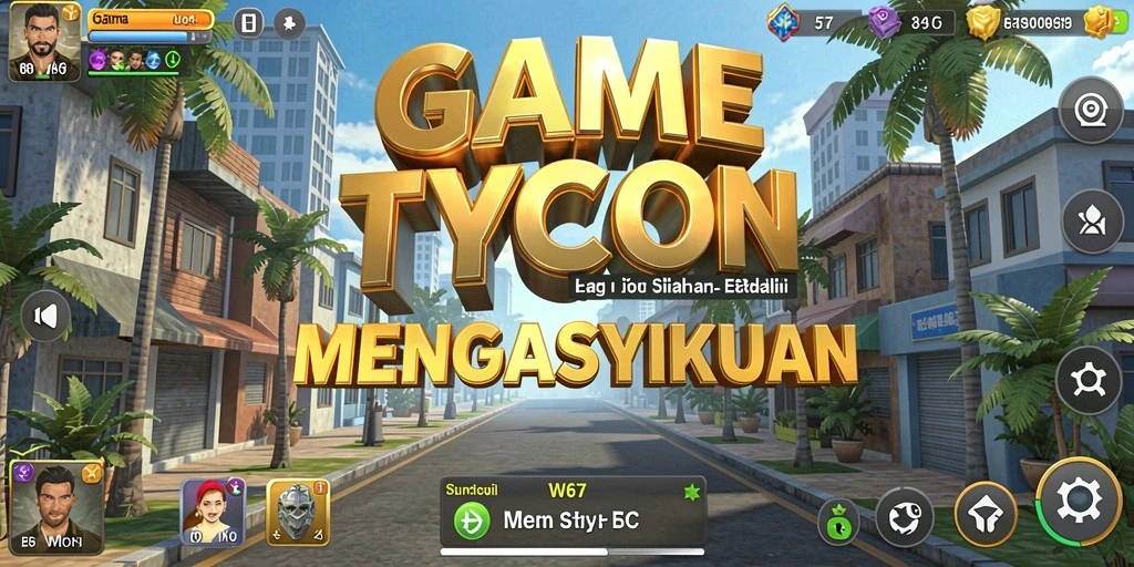 Gameplay seru dan interaktif dari W67 sebagai game Tycoon.