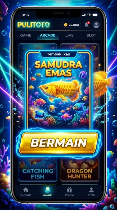 Tampilan beranda aplikasi pulitoto yang menarik dan informatif.